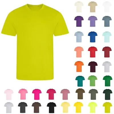Buy Mens Polyester T Shirt Breathable Quick Dry Wicking Summer Sports Running Top • 12.99£