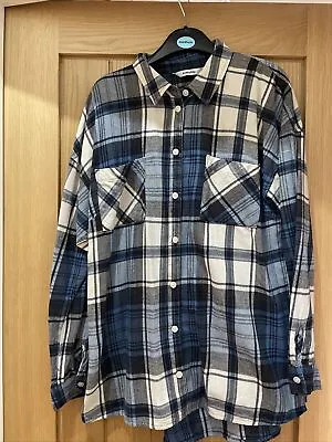 Buy Blue Checked Shirt Size14  • 8£