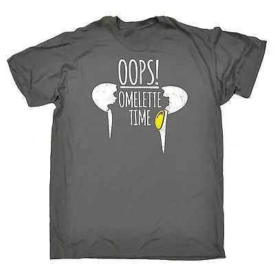 Buy Oops Omelette Time Cracked Egg T-SHIRT Food Chef Cook Cooking Gift Birthday • 12.95£