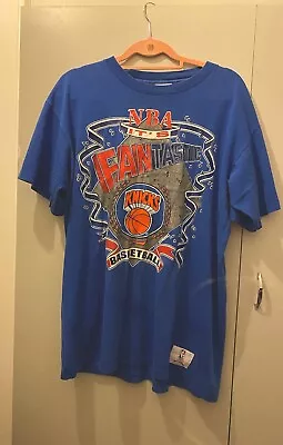 Buy NBA Fantastic Knicks Basketball Tshirt Nutmeg 1990 Offical Licensed Merch • 25£