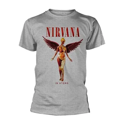 Buy NIRVANA - IN UTERO (SPORT GREY) GREY T-Shirt Large • 19.11£