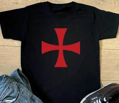 Buy Knights Templar T Shirt Medieval Knight Costume Teutonic Crusader Creed Gift Top • 11.99£