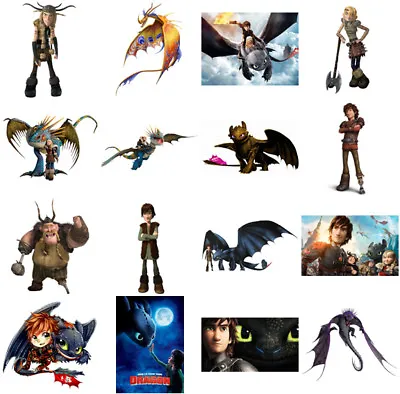 Buy How To Train Your Dragon, Iron On T Shirt Transfer. Choose Image And Size • 2.92£