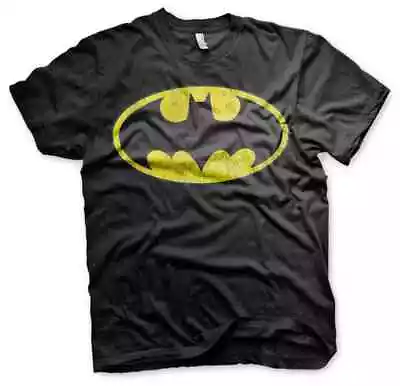 Buy Batman Distressed Logo Mens T Shirt • 13.99£