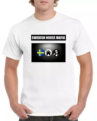 Buy White T Shirt Xl. Swedish House Mafia Funny T Shirt. Festival T Shirt.  Party • 9.99£