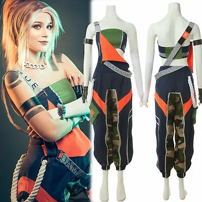 Buy LOL League Of Legends True Damage Akali Cosplay Costume Suit Outfit Dungarees  • 79.20£