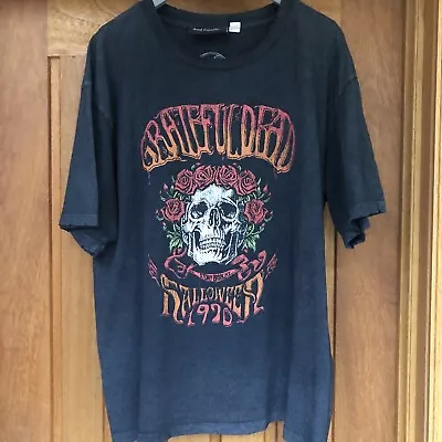 Buy Topshop And Finally Grateful Dead T-shirt Size L Dark Grey With Skull Design • 8£