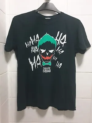 Buy Official Suicide Squad Logo Womens Fitted T-shirt Black M 40  HA HA HA Joker Tee • 12.99£