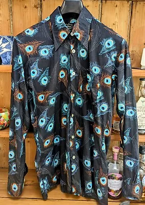 Buy Stunning  Rare Vintage 70s Shirt. Made In Sweden Size Small. From Camden Vintage • 20£