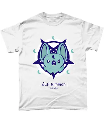 Buy Unisex- Kawaii Baby Bat Just Summon Satan, Pastel Goth T-shirts • 17.99£