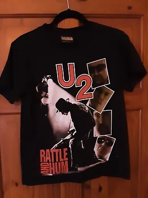 Buy Vintage -U2 - Rattle And Hum - T Shirt - Size S  • 14.99£