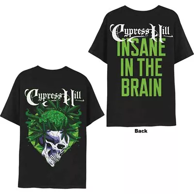 Buy Cypress Hill Official Unisex T-Shirt: Insane In The Brain (Back) - Black  Cotton • 18.99£