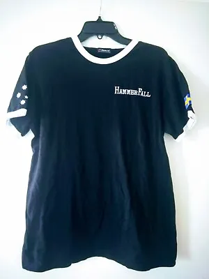 Buy Hammerfall  - Australian Tour Crew T-Shirt. LIKE BRAND NEW. RARE • 15.71£