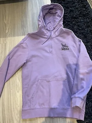 Buy Mens H&M Peanuts Lilac Skateboarding Hoodie Size S Relaxed Fit Lilac • 6.95£