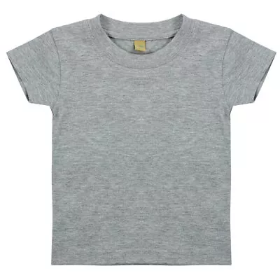 Buy Larkwood Baby Short Sleeves T-shirt LW020 - Toddler Lightweight Crew Neck Top • 7.99£