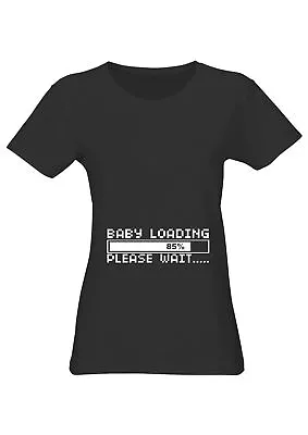 Buy Womens Baby Loading Pregnancy T Shirt - Pregnant Maternity T-Shirt Ladies • 12.99£