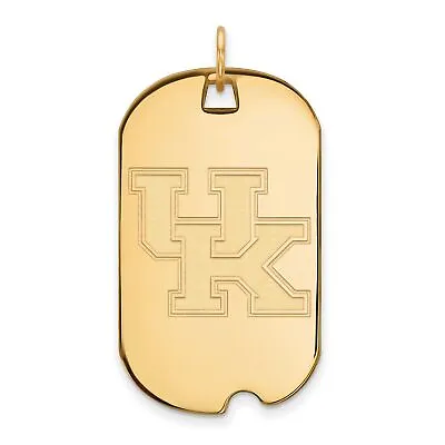 Buy Kentucky Wildcats School Letters Logo Dog Tag Charm Pendant Gold Plated Silver • 64.25£