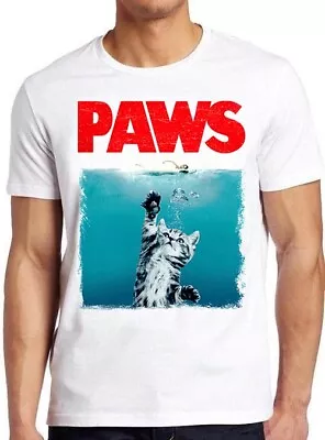 Buy Paws Jaws Cat Fun Pet Lover Best Gift Funshirt Funny Kitten Tee T Shirt M930 • 6.35£