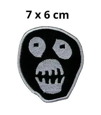 Buy Mighty Boosh Mask Logo Iron-on Embroidered Patch Jacket Badge • 2.19£