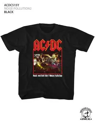 Buy AC/DC Noise Pollution Black Children's T-Shirt • 19.36£