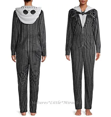 Buy Nightmare Before Christmas Jack Skellington Womens Union Suit Pajamas Size S- 2X • 37.70£