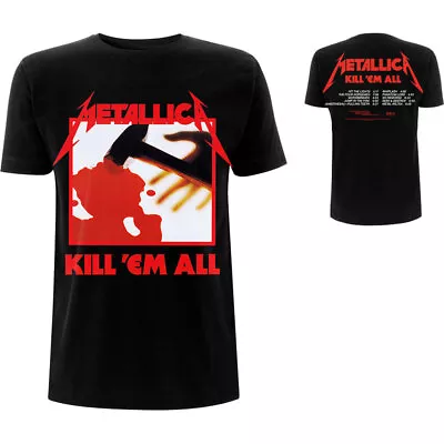 Buy Metallica Kill 'Em All Tracks Official Tee T-Shirt Mens • 17.13£
