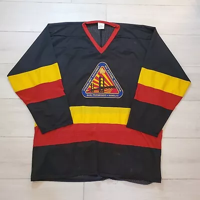 Buy VTG 1996 STAR Trek Hockey Jersey Long Sleeve Shirt One Size Movie TV Promo  • 41.50£
