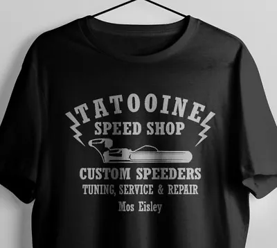 Buy Tatooine Speed Shop Landspeeder Inspired T-shirt Tshirt Tee S-xxl • 9.99£