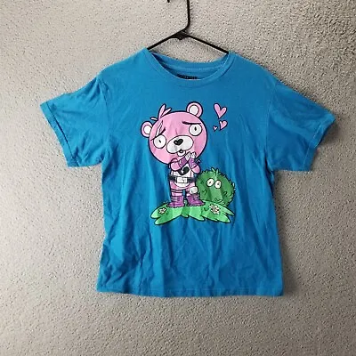 Buy Boys FORTNITE Cuddle Team Leader Shirt Size Youth XL Video Games Clothes Blue • 4.80£