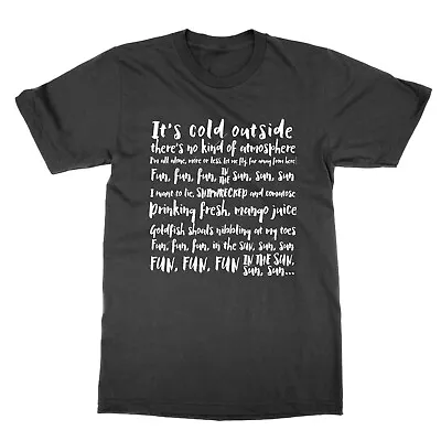 Buy Red Dwarf Lyrics Its Cold Outside T-shirt Funny Geek Nerd Top Tee Present Gift • 12.95£