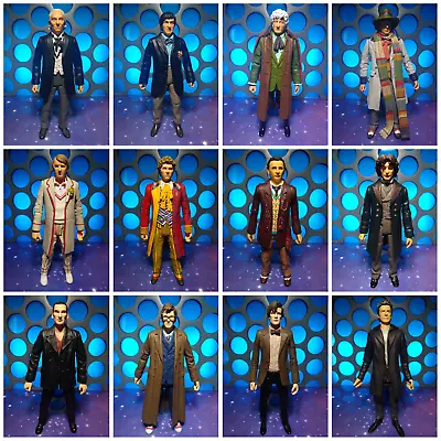 Buy Doctor Who 1st 2nd 3rd 4 5 6 7 8 9 10 11 12th Classic 5  Figures Lot Collection • 39.99£