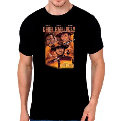 Buy Vintage Cowboy T Shirt - CLINT Eastwood T Shirt - GOOD The BAD The UGLY T Shirt • 9.49£