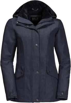 Buy Jack Wolfskin Jacket Women's Park Avenue Weather Protection Parka Coat Size XL • 89.99£
