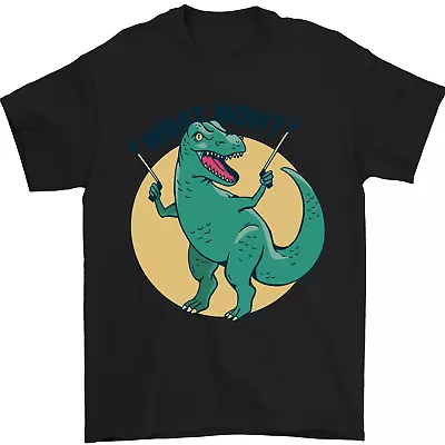 Buy T-Rex What Now Funny Dinosaur Mens T-Shirt 100% Cotton • 10.48£