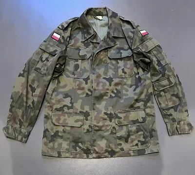 Buy Polish Army Pantera Camouflage Military Field Jacket BDU L  - XL 46” - 48” • 35£