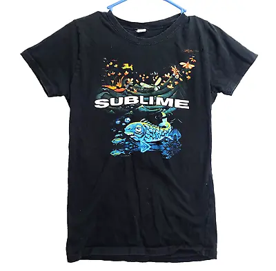Buy 2007 Sublime T Shirt Water Koi Fish & Insects Graphic Child Youth Size Has Holes • 14.13£