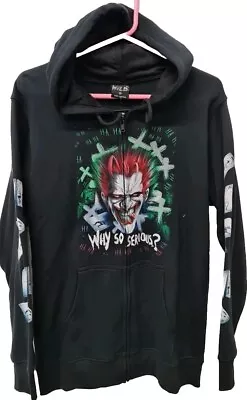 Buy Joker Design Full Zip-Up Hoodie, Size: M • 30£