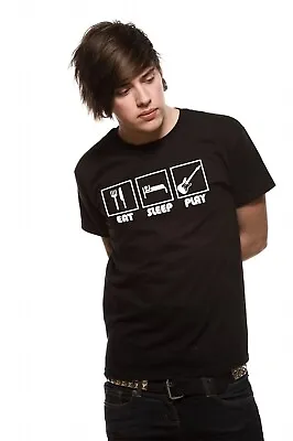 Buy Eat Sleep Play -  Funny Guitarist Unisex T-shirt • 14.99£