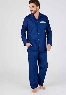 Buy Men's Pyjamas Damart Men Nightwear Shirt-style Collar Long Sleeves • 32£