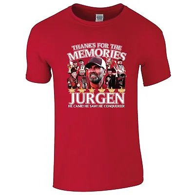 Buy Liverpool Klopp T-Shirt Adult Thanks For The Memories! • 13.99£