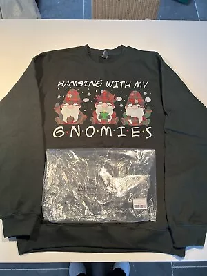 Buy Christmas Jumper - Hanging With My Gnomies - BRAND NEW - Size Large  • 11.99£
