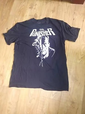 Buy NWOT  Official Marvel Mens The Punisher Rifle T-shirt Black XL • 7.99£