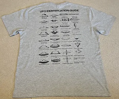 Buy UFO T Shirt Vintage Size XL World Atlas Of Mysteries UFO Identification Guide • 27£