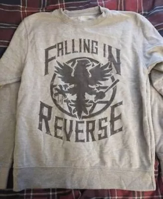 Buy Falling In Reverse Jumper Rare Rock Band Merch Sweater Sweatshirt Pullover Sz S • 16.50£