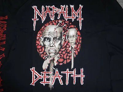 Buy Napalm Death LS Longsleeve Shirt Death Metal Utopia 1994 Terrorizer Impetigo 666 • 30.82£