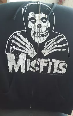 Buy Misfits Sweatshirt Xl Zip-up Hoodie 100% Offical 2006 Rare Punk Samhain Danzig • 38.59£