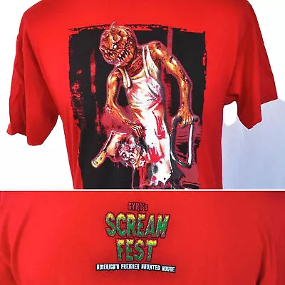Buy Gyros Scream Fest Haunted House Evil Jack Is Back T-Shirt Medium 2006 Halloween • 28.91£