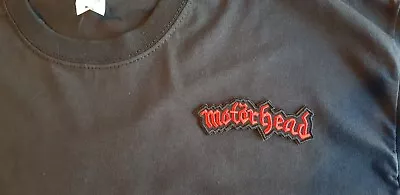 Buy Motörhead Embroidered Logo T Shirt - Adult Unisex Size XL - New • 14.99£