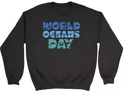 Buy World Oceans Day Kids Childrens Jumper Sweatshirt Boys Girls Gift • 12.99£