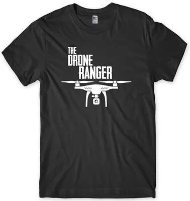 Buy The Drone Ranger Mens Funny Unisex T-Shirt • 11.99£